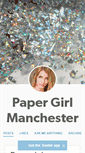 Mobile Screenshot of papergirlmanchester.tumblr.com