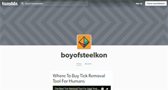 Desktop Screenshot of boyofsteelkon.tumblr.com