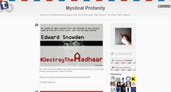 Desktop Screenshot of mysticalprofanity.tumblr.com