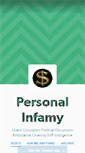 Mobile Screenshot of personalinfamy.tumblr.com