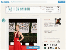 Tablet Screenshot of fashionsnitch.tumblr.com