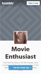 Mobile Screenshot of movieenthusiast.tumblr.com