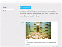 Tablet Screenshot of glitterpearls.tumblr.com
