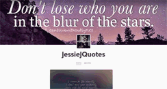 Desktop Screenshot of jessiejquotes.tumblr.com