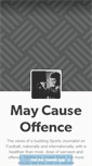 Mobile Screenshot of may-cause-offence.tumblr.com