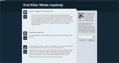 Desktop Screenshot of endkillerwhalecaptivity.tumblr.com