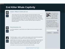 Tablet Screenshot of endkillerwhalecaptivity.tumblr.com