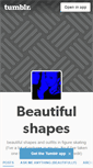 Mobile Screenshot of beautiful-shapes.tumblr.com