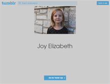 Tablet Screenshot of joyelizabethd.tumblr.com