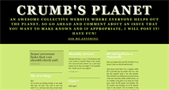 Desktop Screenshot of crumbsplanet.tumblr.com