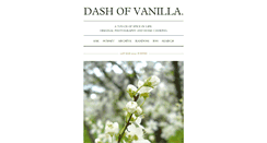 Desktop Screenshot of dash-of-vanilla.tumblr.com