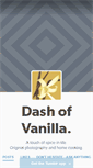 Mobile Screenshot of dash-of-vanilla.tumblr.com