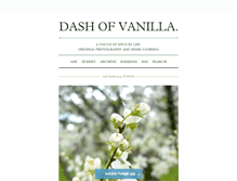 Tablet Screenshot of dash-of-vanilla.tumblr.com