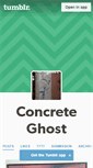 Mobile Screenshot of concreteghost.tumblr.com