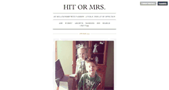Desktop Screenshot of hitormrs.tumblr.com