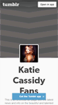 Mobile Screenshot of katiecassidyfans.tumblr.com