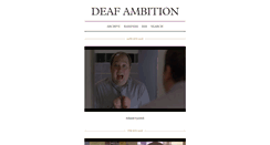Desktop Screenshot of deafambition.tumblr.com