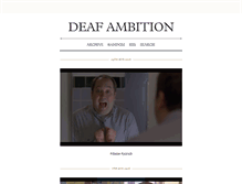 Tablet Screenshot of deafambition.tumblr.com