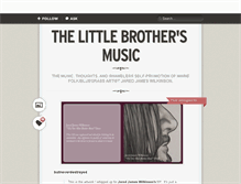 Tablet Screenshot of jaredjamesmusic.tumblr.com