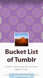 Mobile Screenshot of bucketlistof.tumblr.com