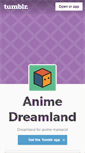 Mobile Screenshot of animedreamland.tumblr.com