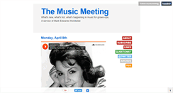 Desktop Screenshot of musicmeeting.tumblr.com