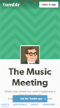 Mobile Screenshot of musicmeeting.tumblr.com