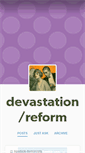 Mobile Screenshot of devastation-reform.tumblr.com