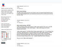 Tablet Screenshot of daily-russian-saying.tumblr.com