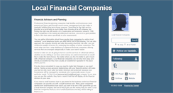 Desktop Screenshot of local-finance.tumblr.com