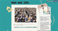 Desktop Screenshot of cakeandlife.tumblr.com