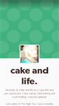 Mobile Screenshot of cakeandlife.tumblr.com