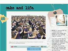 Tablet Screenshot of cakeandlife.tumblr.com