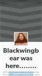 Mobile Screenshot of blackwingbear.tumblr.com