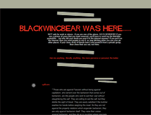 Tablet Screenshot of blackwingbear.tumblr.com