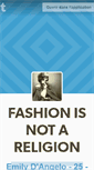 Mobile Screenshot of fashionisnotareligion.tumblr.com