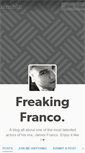 Mobile Screenshot of james-franco.tumblr.com