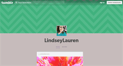 Desktop Screenshot of lindseylauren.tumblr.com