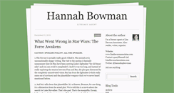 Desktop Screenshot of hannahbowman.tumblr.com