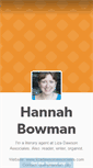 Mobile Screenshot of hannahbowman.tumblr.com