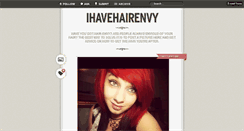 Desktop Screenshot of ihavehairenvy.tumblr.com