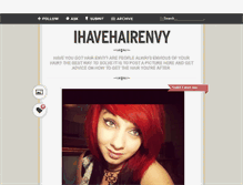 Tablet Screenshot of ihavehairenvy.tumblr.com