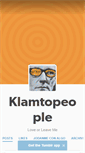 Mobile Screenshot of klamypoet.tumblr.com