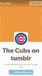 Mobile Screenshot of chicagocubs.tumblr.com