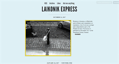 Desktop Screenshot of laikonikexpress.tumblr.com