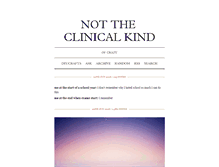 Tablet Screenshot of nottheclinicalkind.tumblr.com