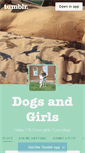 Mobile Screenshot of girlsanddogs.tumblr.com