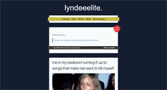 Desktop Screenshot of lyndeeelite.tumblr.com