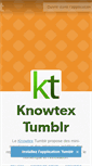 Mobile Screenshot of knowtex.tumblr.com