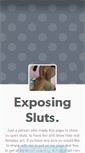 Mobile Screenshot of exposingsluts.tumblr.com
